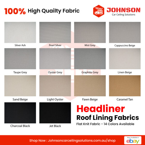 Holden Headliner Roof Lining Fabric Australia